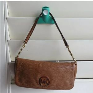 Michael Kors brown leather small purse